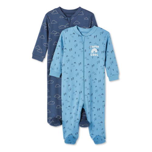 George Baby Boys' Sleeper 2-Pack, Sizes 0-12 months - Walmart.ca