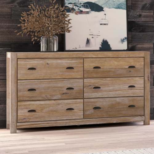 Montauk 6-Drawer Dresser – Grain Wood Furniture