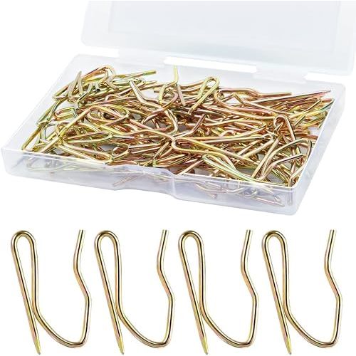Sopito 58Pcs Curtain Hooks for Door Window Shower Curtain, Bronze