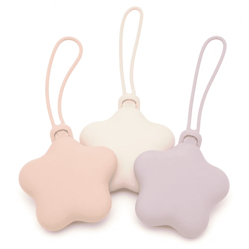 Hvxrjkn Silicone Pacifier Holder Case 3 Pack Soft Food Safe Silicone Portable Easy to Clean