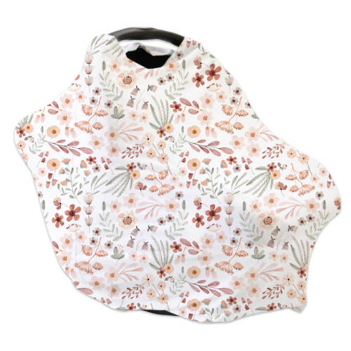 Wren's Wildflower Multi-Use Stretchy Car Seat & Nursing Cover