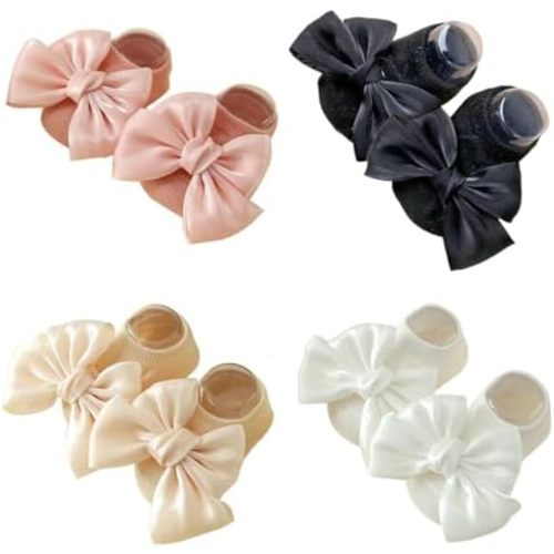 Baby Girl Socks for Newborn Infant Non Slip Cute Princess Dress Ankle Sock
