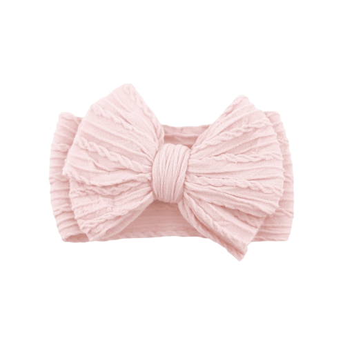 Cable Bow, Barely Blush – SpearmintLOVE
