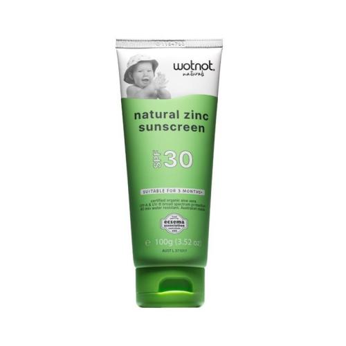 Wotnot SPF 30+ Natural Zinc Baby Sunscreen 100g