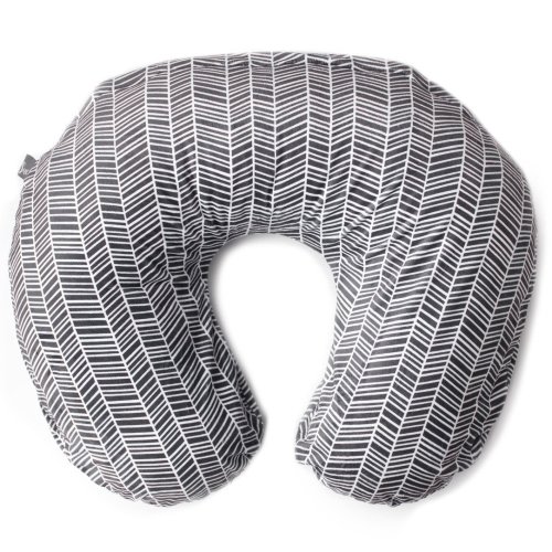 Minky Nursing Pillow Cover | Herringbone Pattern Slipcover | Best for Breastfeeding Moms | Soft Fabric Fits Snug On Infant Nursing Pillows to Aid Mothers While Breast Feeding | Great Baby Shower Gift