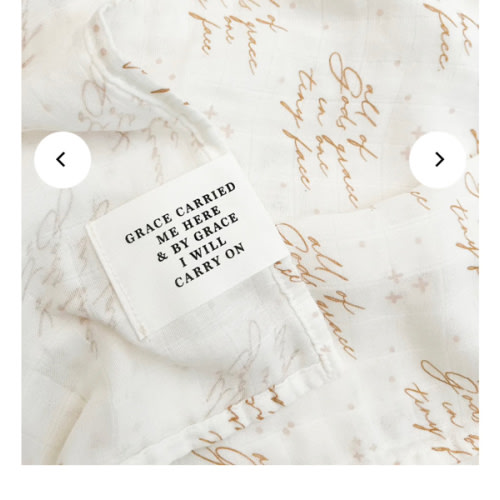 All of Gods Grace in One Tiny Face Swaddle Blanket – OUR HOUSE ABOVE