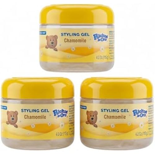 Ricitos de Oro Chamomile Hair Gel, 4.05 oz, 3-Pack