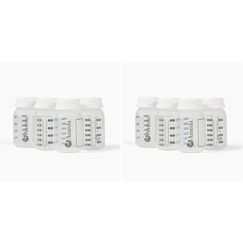 Ameda Breast Milk Storage Bottles (Pack of 2)