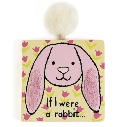 If I Were a Rabbit Board Book (Pink) by Jellycat