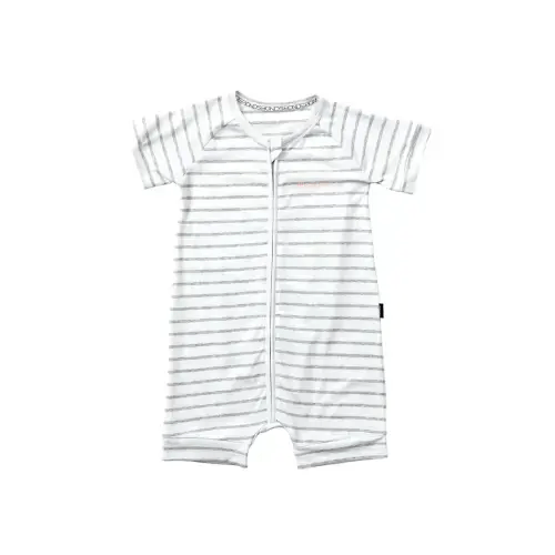 BONDS Zip Romper Wondersuit | BXNMA | New Grey Marle & White