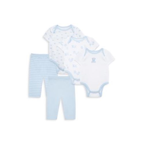 Boys' Bears 5 Pc. Bodysuits & Pants Set - Baby