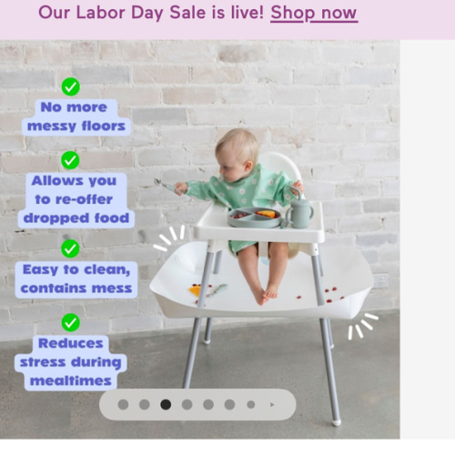CATCHY - The Food Catcher for High Chairs – Catchy