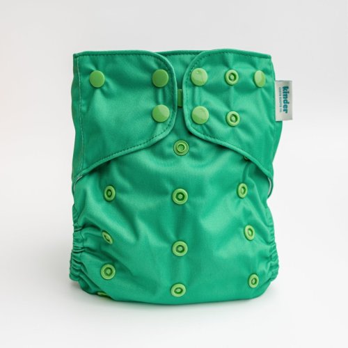 Screaming Green | One-Size Pocket Cloth Diaper | Kinder – Kinder Cloth Diaper Co.