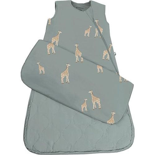 GUNAMUNA Sleep Sacks for Babies Toddlers and Newborns, Easy Changing Diaper Zipper, Cozy, 2.5 TOG