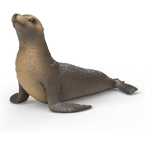 Schleich Wild Life - Sea Lion Figurine - Realistic Ocean Animal Toy Figures - Educational Wildlife Play Toys for Boys and Girls - Kids Ages 3+ | 14933