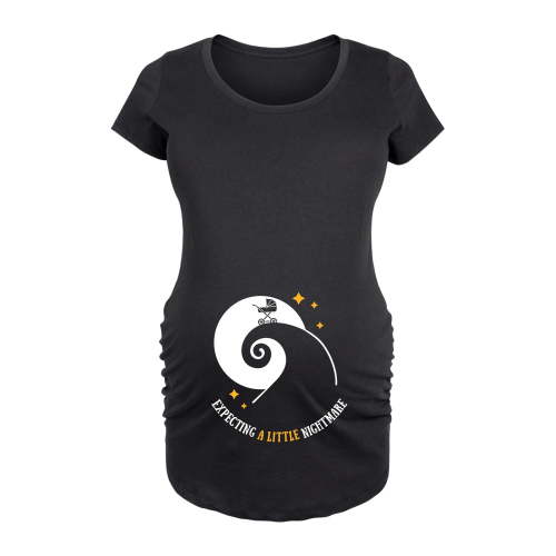 Bloom Maternity - Expecting A Little Nightmare - Maternity Scoop Neck T-Shirt