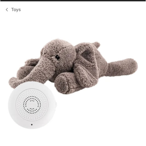 Flow - George white noise plush - Charcoal grey | Smallable