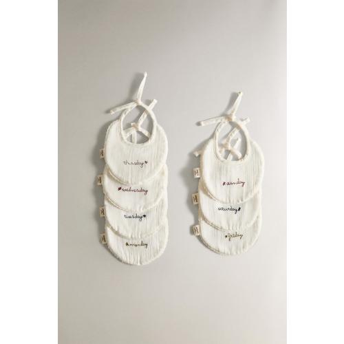 WEEKLY BABY BIB (PACK OF 7)