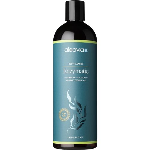 Aleavia Body Cleanse – Organic & All-Natural Prebiotic Body Wash – Fragrance-free and Sulfate-Free Enzymatic Body Cleanser – 16 Oz.