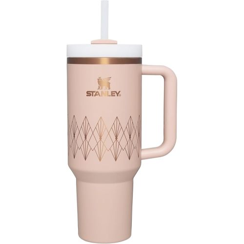 Stanley Quencher H2.O FlowState™ Tumbler 40 oz Blush Gloss Deco
