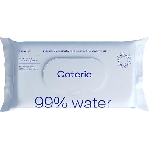 Coterie, Water Baby Wipes, 56 Count