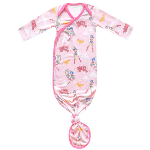 Newborn Knotted Gown - Wonder Woman