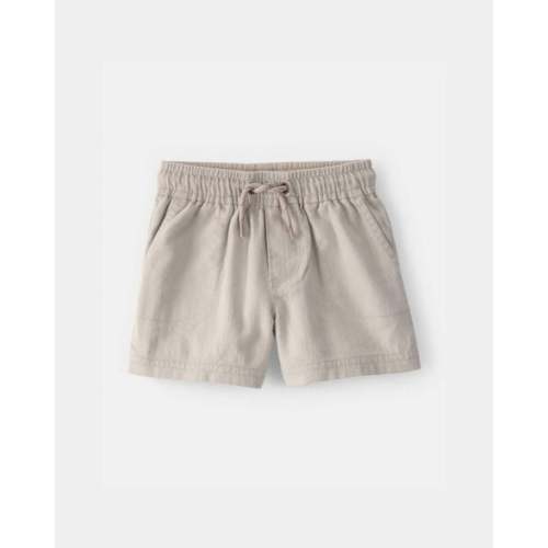 Baby Boy Twill Shorts - Light Khaki | Carter's