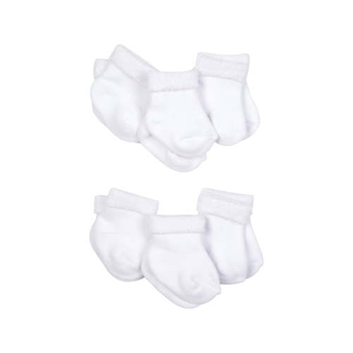 Gerber Baby Boys and Girls Unisex Jersey Socks, 6 Pack, Sizes Newborn - 6 Months