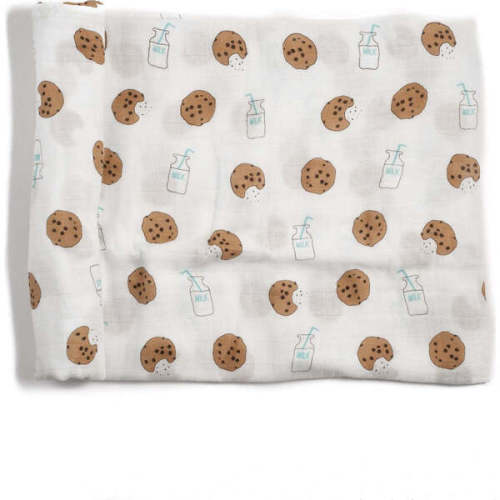 Bamboo Muslin Swaddle Blanket, Cookie Craze - Dear Perli | Maisonette