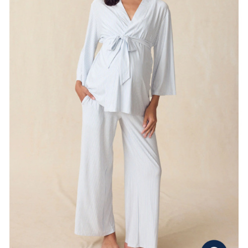 LAKE | Women | DreamModal® Pajamas | Fog Maternity Kimono Bundle