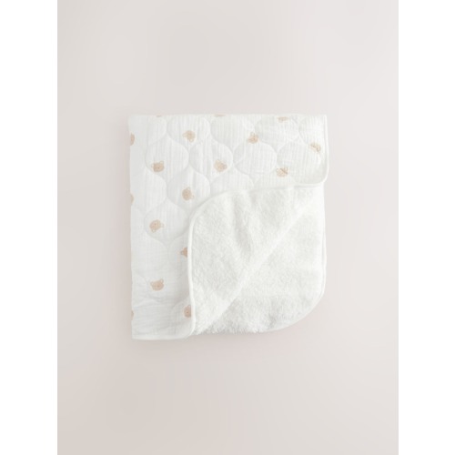 Bear Muslin Baby Fleece Blanket