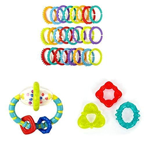 Bright Starts 3 Piece Teether Bundle