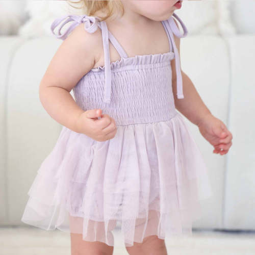 Smocked Tutu Bodysuit