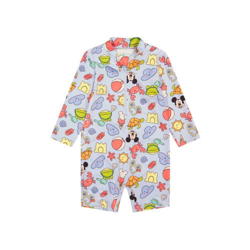 Character Baby Boy One- Piece Rash Guard Swimsuit, Sizes 0/3M- 24M