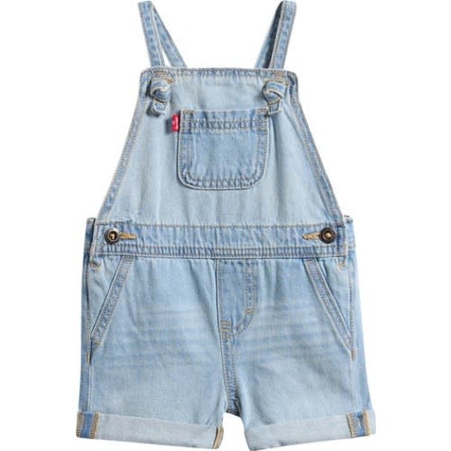 Cotton Denim Short Overalls, 12M