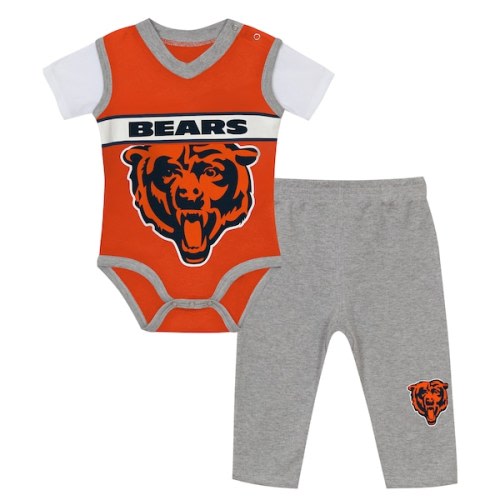 Infant Chicago Bears  Outerstuff Aqua Two-Piece Jersey Bodysuits & Pants Set
