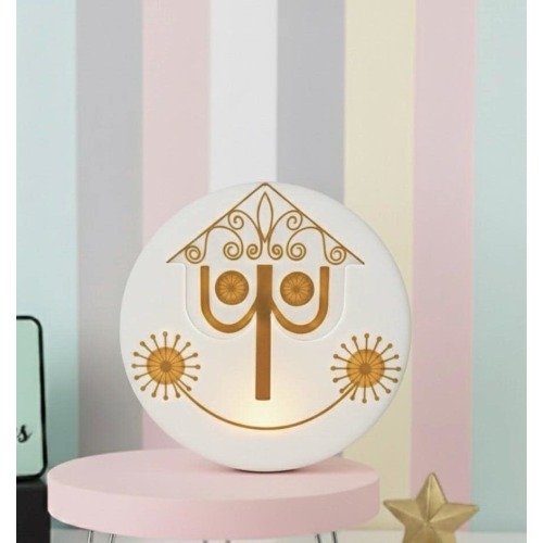 It's a Small World Clock Face Lamp, Disney Lover Gift, Nursery light Decoration, Disney tiered tray sign, Kid's room decor, Birthday party