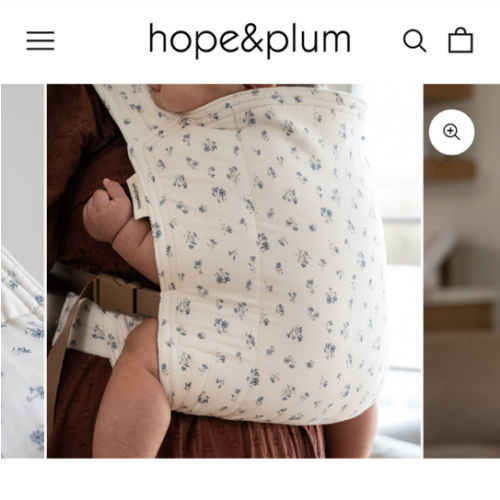 Eloise Lark Baby Carrier (10-45 lbs) | Cottage Floral | hope&plum