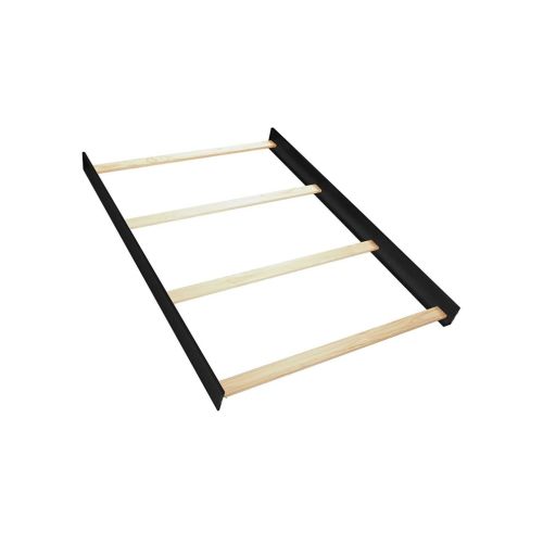 Full-Size Conversion Kit Bed Rails for Dream on Me Convertible Cribs - Solid Wood Rail - Toddler and Adult Bed Rail for Full-Size Beds - Essential Nursery & Baby Furniture (Black, Full)