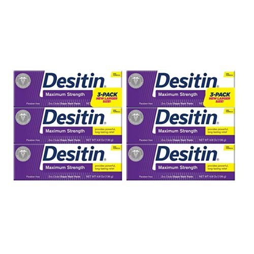 Desitin Baby Diaper Rash Maximum Strength Original Paste 4.8 oz. (6 Pack)