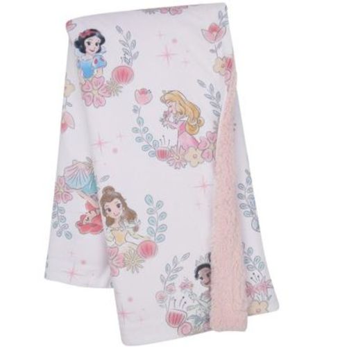 Lambs & Ivy Disney Princesses Baby Blanket - Ariel,Snow White,Cinderella,& more