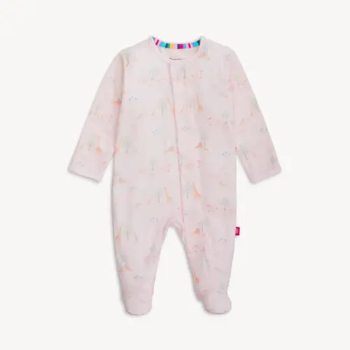 pink serene safari modal magnetic parent favorite footie – Magnetic Me