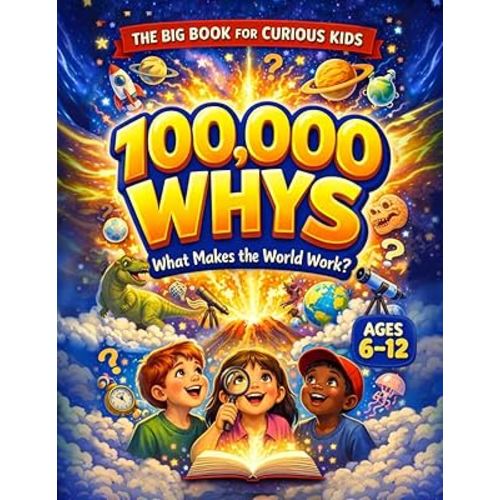 100,000 Whys - The Big Journey for Curious Kids: An Extraordinary Collection of Big Questions, Fascinating Answers, and Mind-Blowing Fun Facts for Smart Kids Ages 6–12