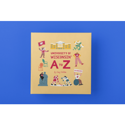 University of Wisconsin A to Z Children's Book | Personalized UW Baby Gift | Collegiate ABCs
