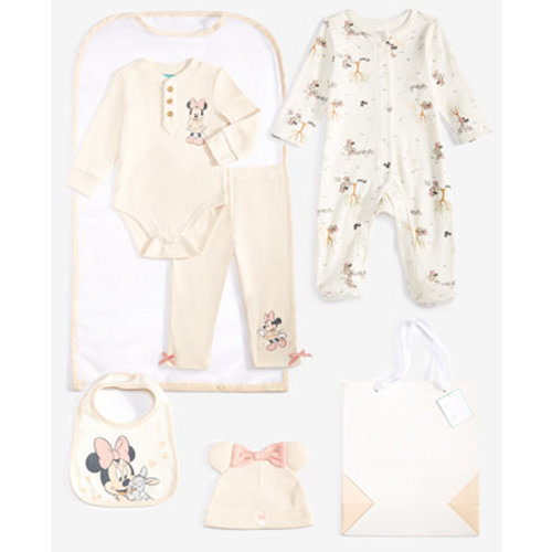 Baby Girls 7-Pc Minnie Sleep-N-Play Gift Set