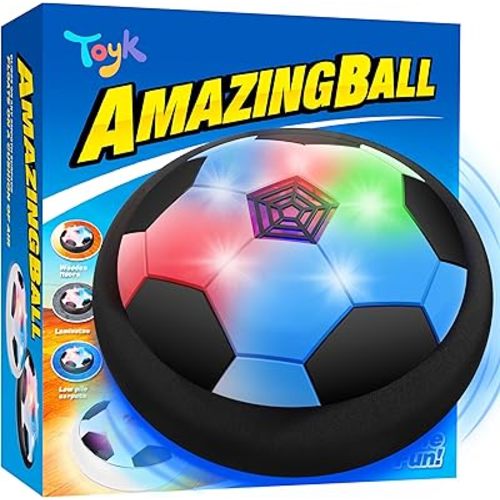 Toyk Boy Toys - LED Hover Soccer Ball - Indoor Outdoor Game Sport Toy