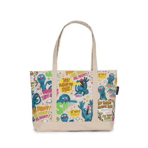Sesame Street - The Monster at the End of This Book large zippered tote