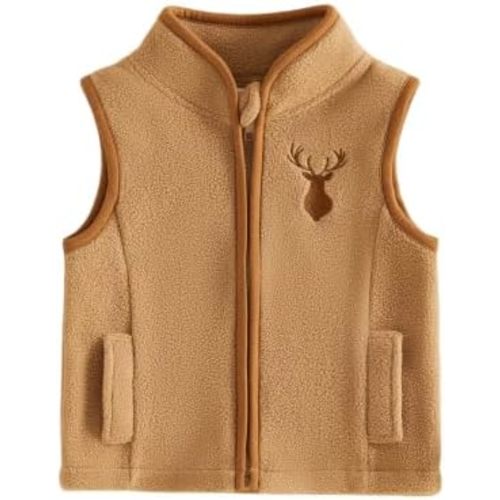 Toddler Baby Boy Vest Fall Winter Outfit Hunting Zip Up Fleece Jacket Coat