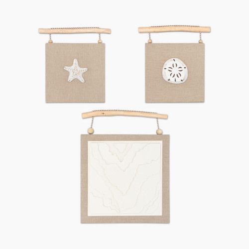 Crane Baby Cove Beach Life 3-Piece Wall Decor - Cove