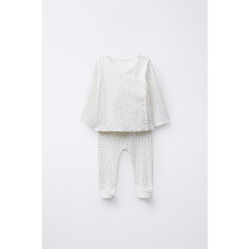 FLORAL T-SHIRT AND LEGGINGS SET - Pale pink | ZARA United States